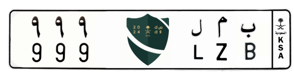 لوحة ب م ل 999